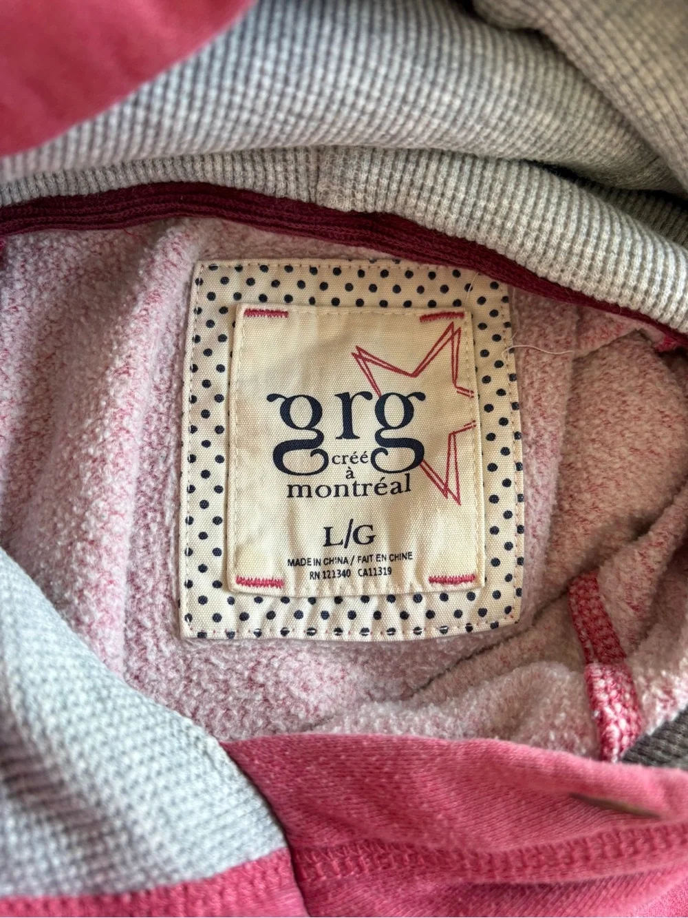 Vintage Y2K Garage Pink Hooded Sweater - Picture 4 of 7